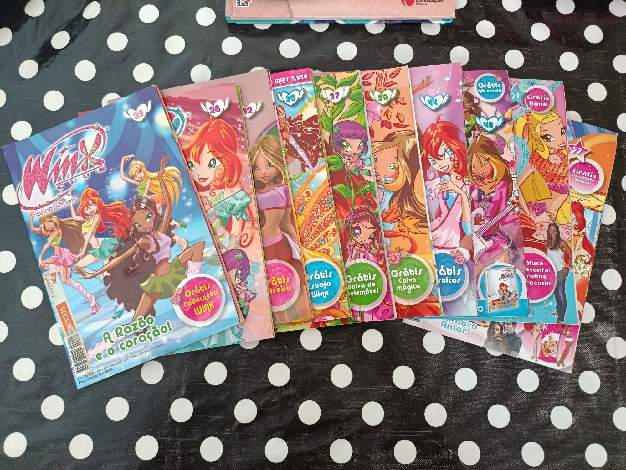 Winx Club - DVD + revistas + livro