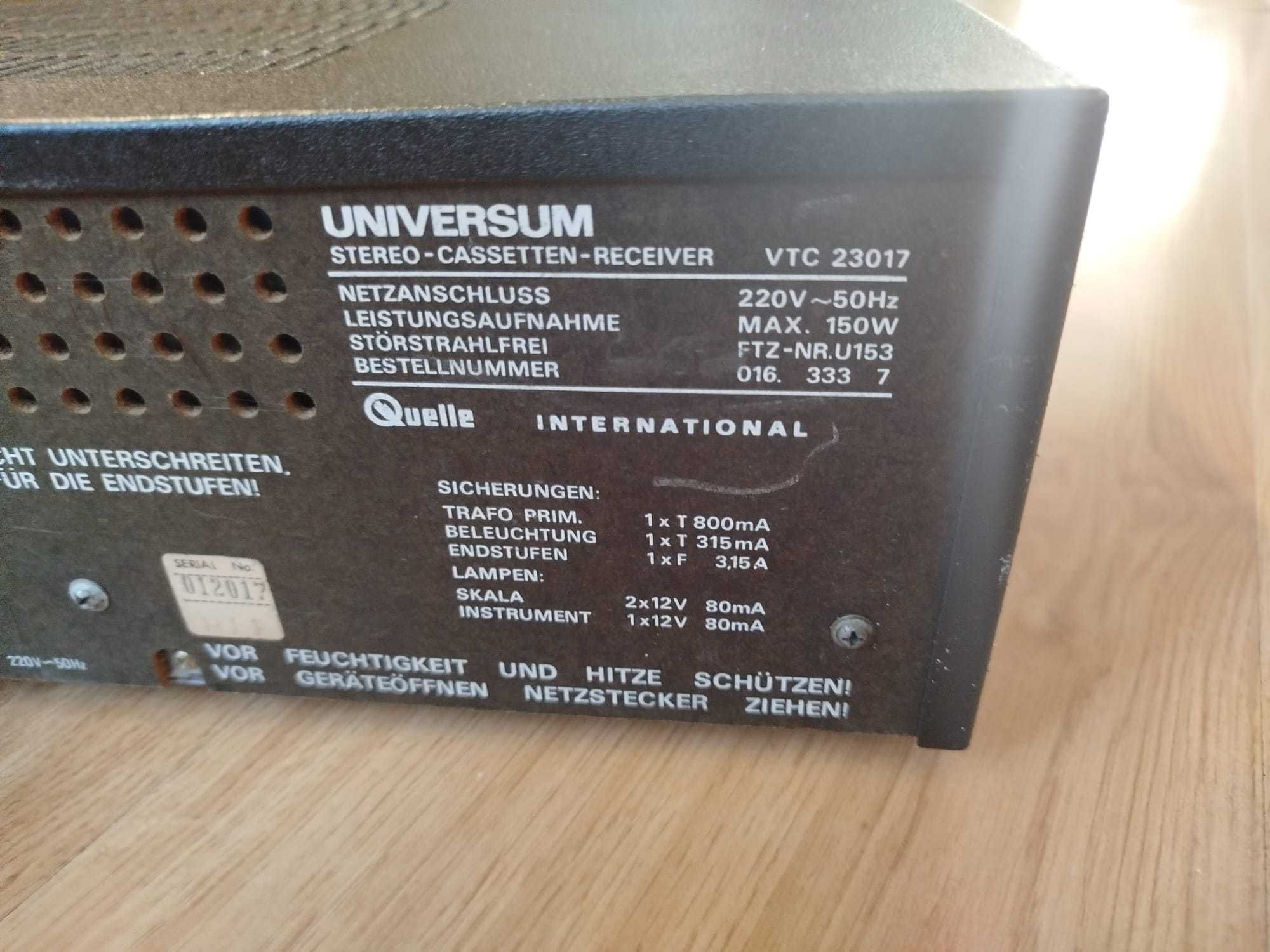 Universum VTC-23017   Wzmacniacz , Radio  , Magnetofon