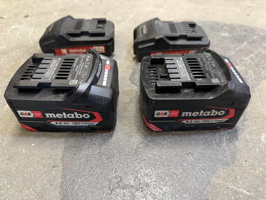 Metabo akumulatory akumulator bateria 18V 5.2A 4.0A pakiet okazja