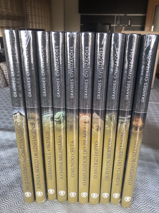 10 Enciclopédias das Grandes Civilizações+ oferta de Dvds