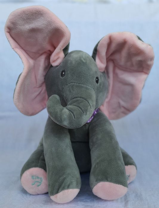 Zabawka, interaktywny słoń peekaboo