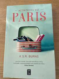 Livro Aconteceu em Paris de K.S.R. Burns como NOVO