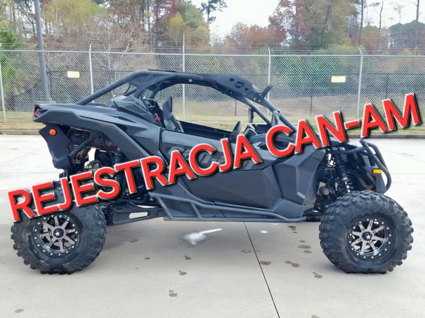 Rejestracja Can-Am Maverick X3 X DS Turbo RS Outlander Renegade