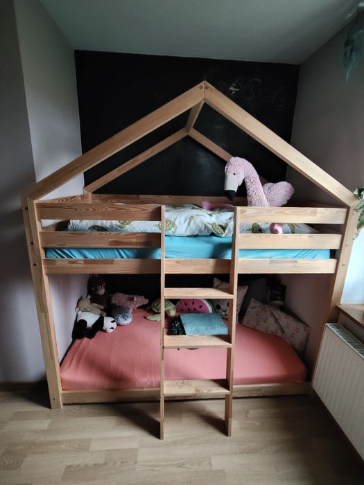 Łóżko piętrowe "domek"