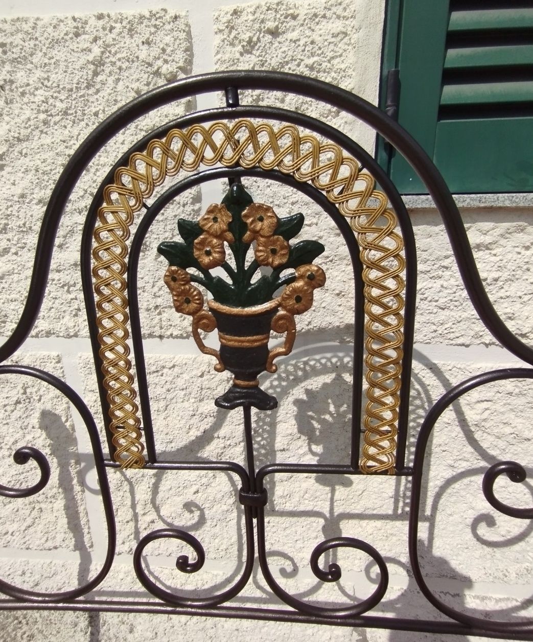 banco antigo jardim decoração