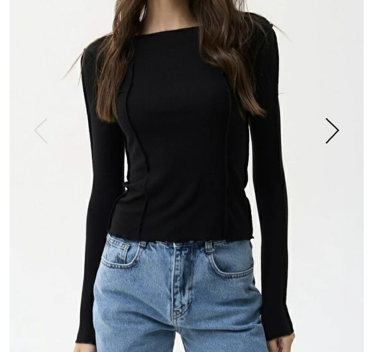 Лонгслів з акцентними швами SOLMAR