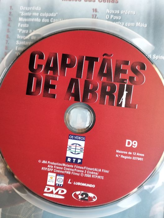 DVD Capitães de Abril