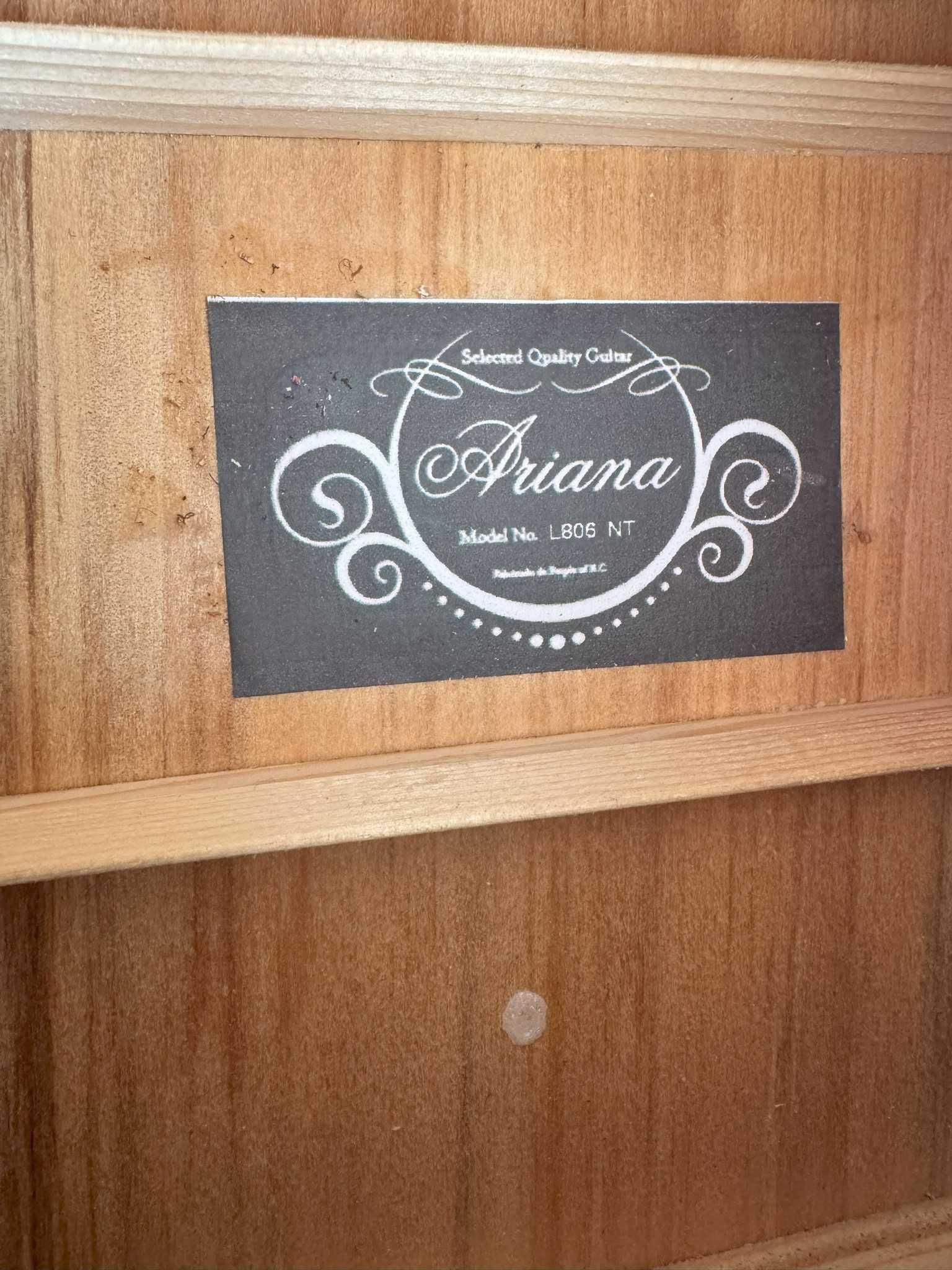 Gitara akustyczna Ariana L806 + pokrowiec | Stan idealny