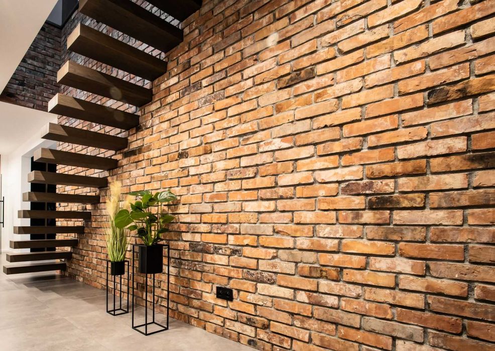 płytki ceglane, płytki z cegły, stara cegła na ścianę