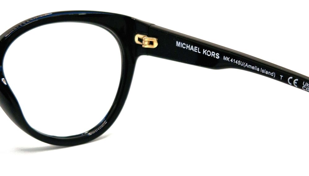 Okulary korekcyjne Michael Kors MK 4145U Amelia Island Czarne Damskie