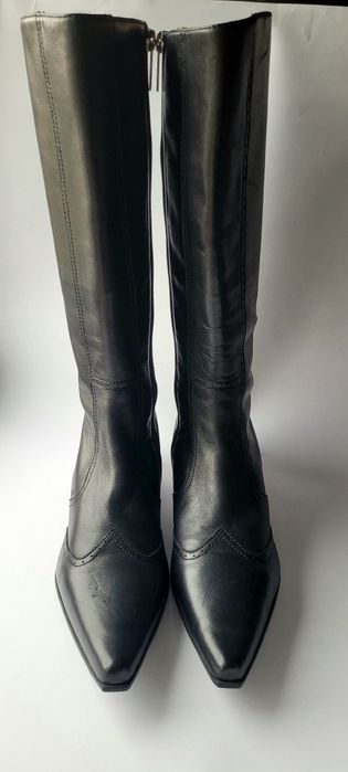 Marc O'Polo skórzane nowe oficerki rozm.40