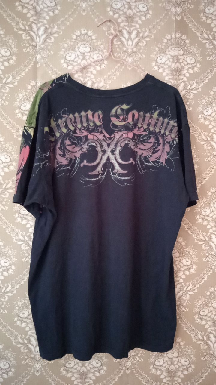 футболка тішка affliction xtreme couture sk8 y2k opium archive vintage