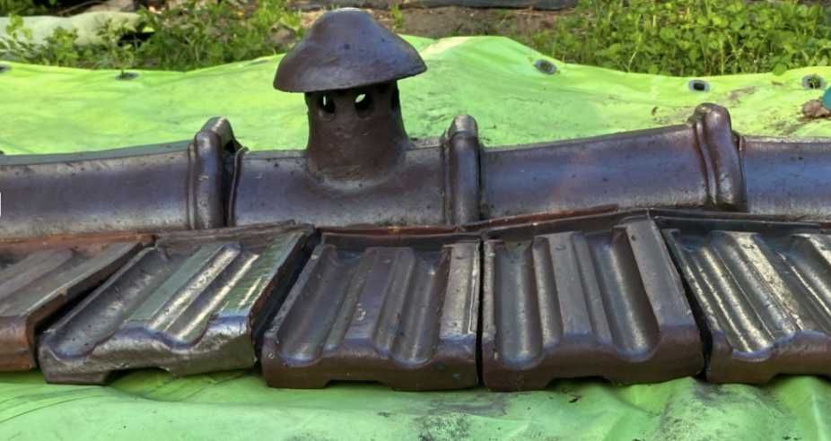 Dachówka ceramiczna + gąsiory Kodersdorf historyczna