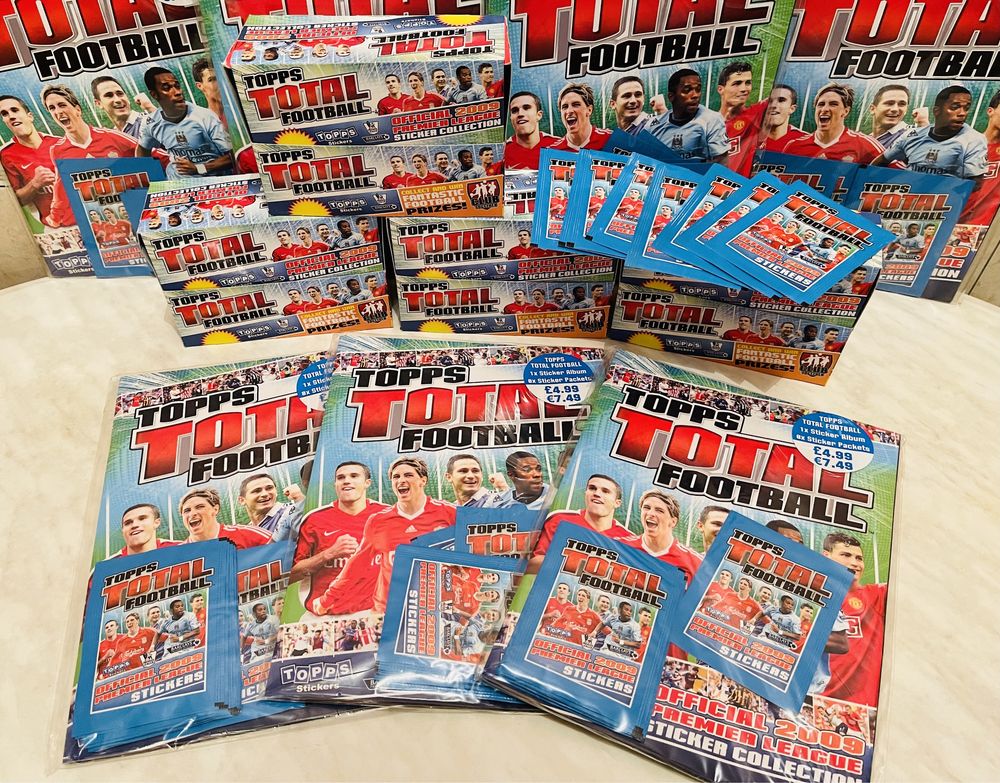 Пакетики, блоки, стартпаки Topps Total Football 2009 Panini