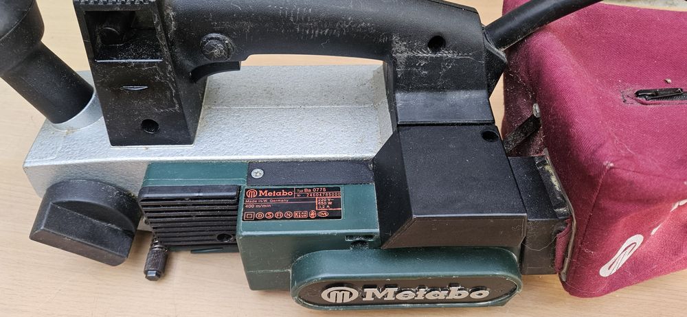 Szlifierka taśmowa Metabo Ba 0775 czołg