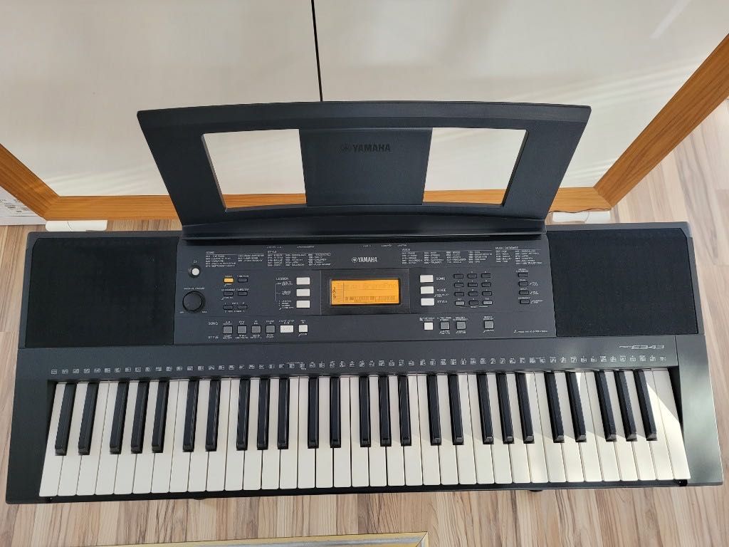 Keyboard Yamaha PSR  pełen zestaw do nauki gry statyw USB MIDI