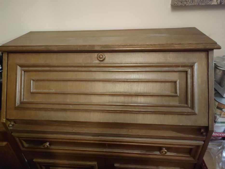 Sekretarzyk -szafka jasny dąb