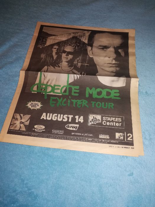 Depeche Mode Exciter Tour Book 2001r