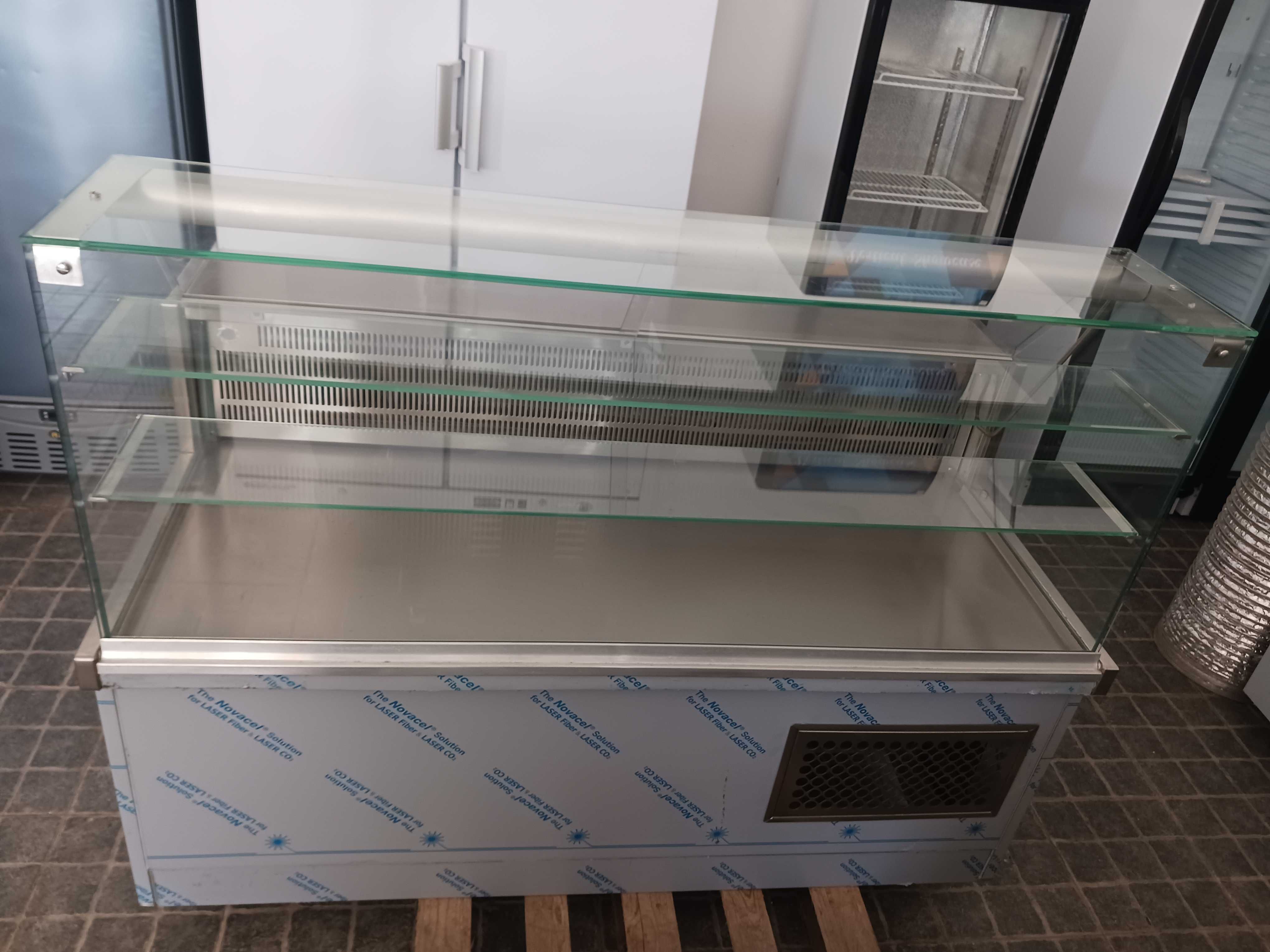 ACM1657 - Vitrine Expositora Refrigerada em Inox - SEMI-NOVA