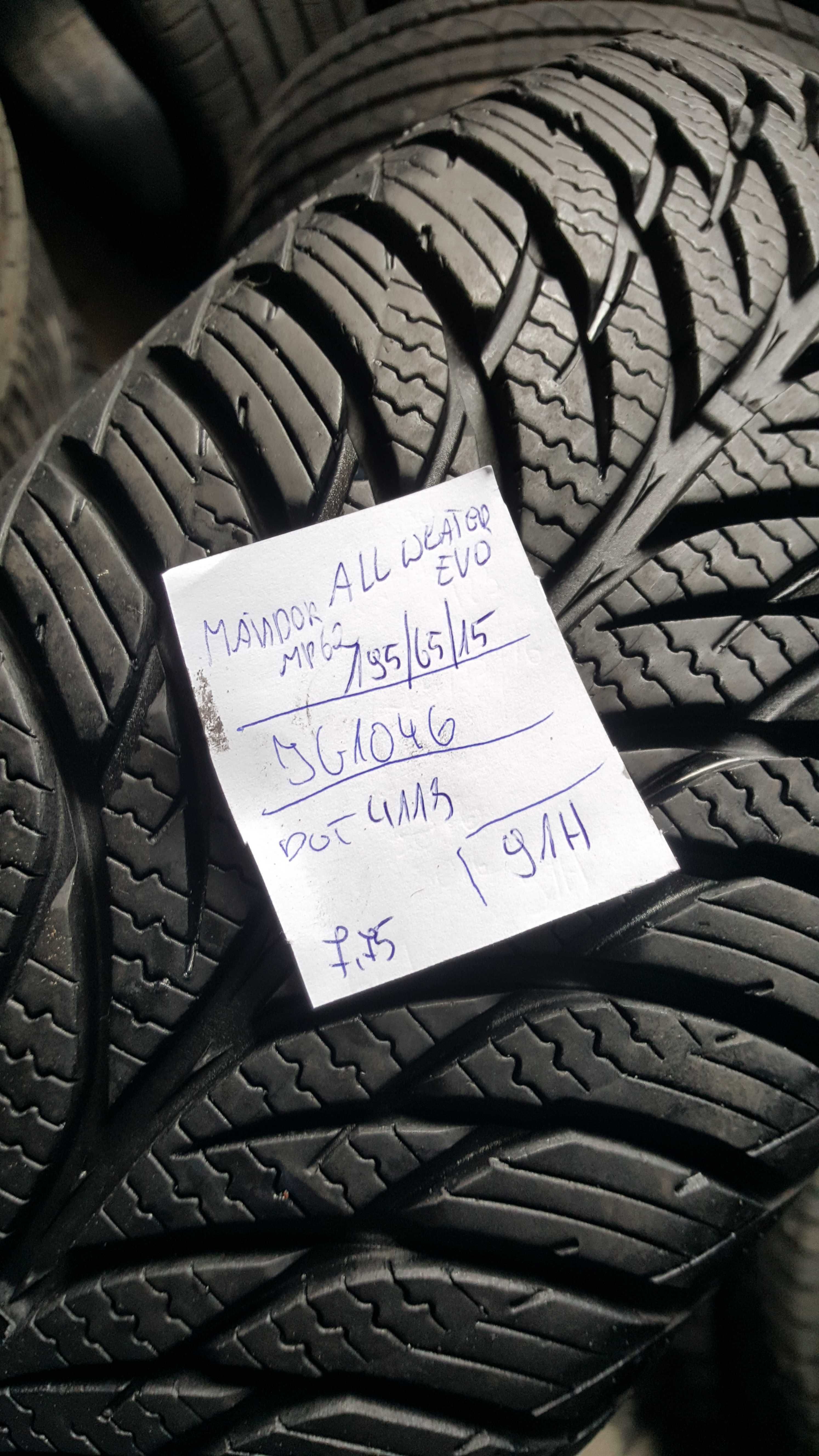 Matador 195/65 r15 All Weather EVO MP62 /// 8mm!! 2019r wysyłka GRATIS