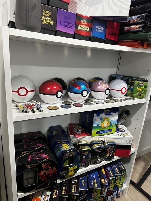 Pokémon TCG artigos de exposição