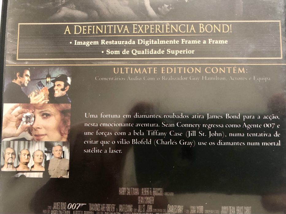 007 Os Diamantes São Eternos Disco 9Gb - Vai por Ctt incluídos