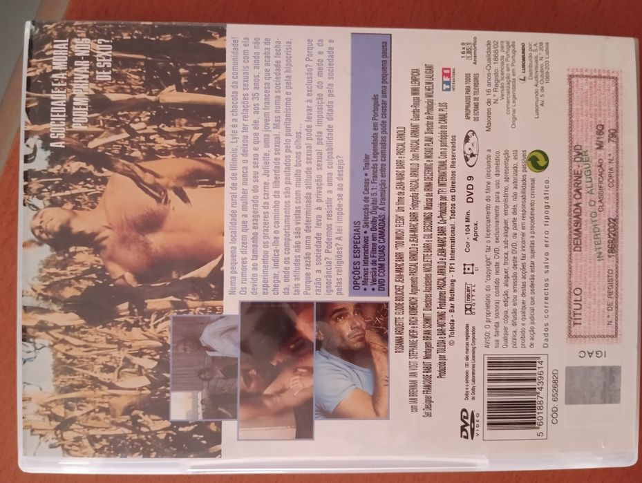 DVD demasiada carne