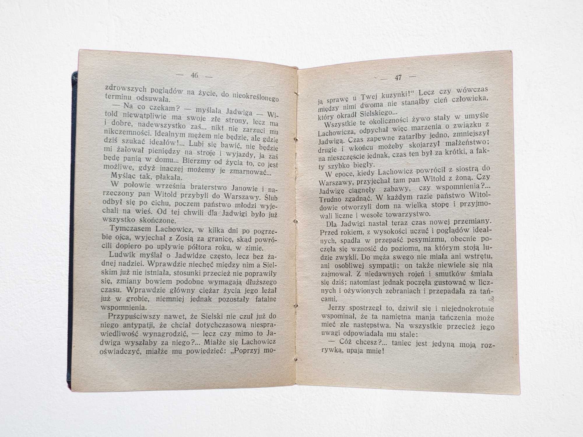 Dusze w niewoli - powieść Bolesława Prusa - wydanie z lat 20. XX wieku