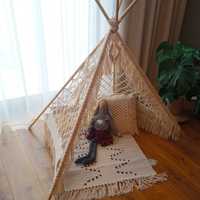 TIPI makramowe - makrama teepee boho PREZENT dla dziecka do pokoju