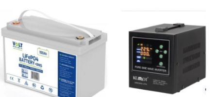 Комплект ДБЖ  800 Kemod + 100 залізфосфат Volt Polska