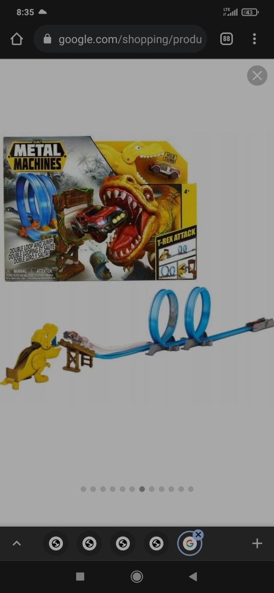Tor wyścigowy T-Rex metal machines
