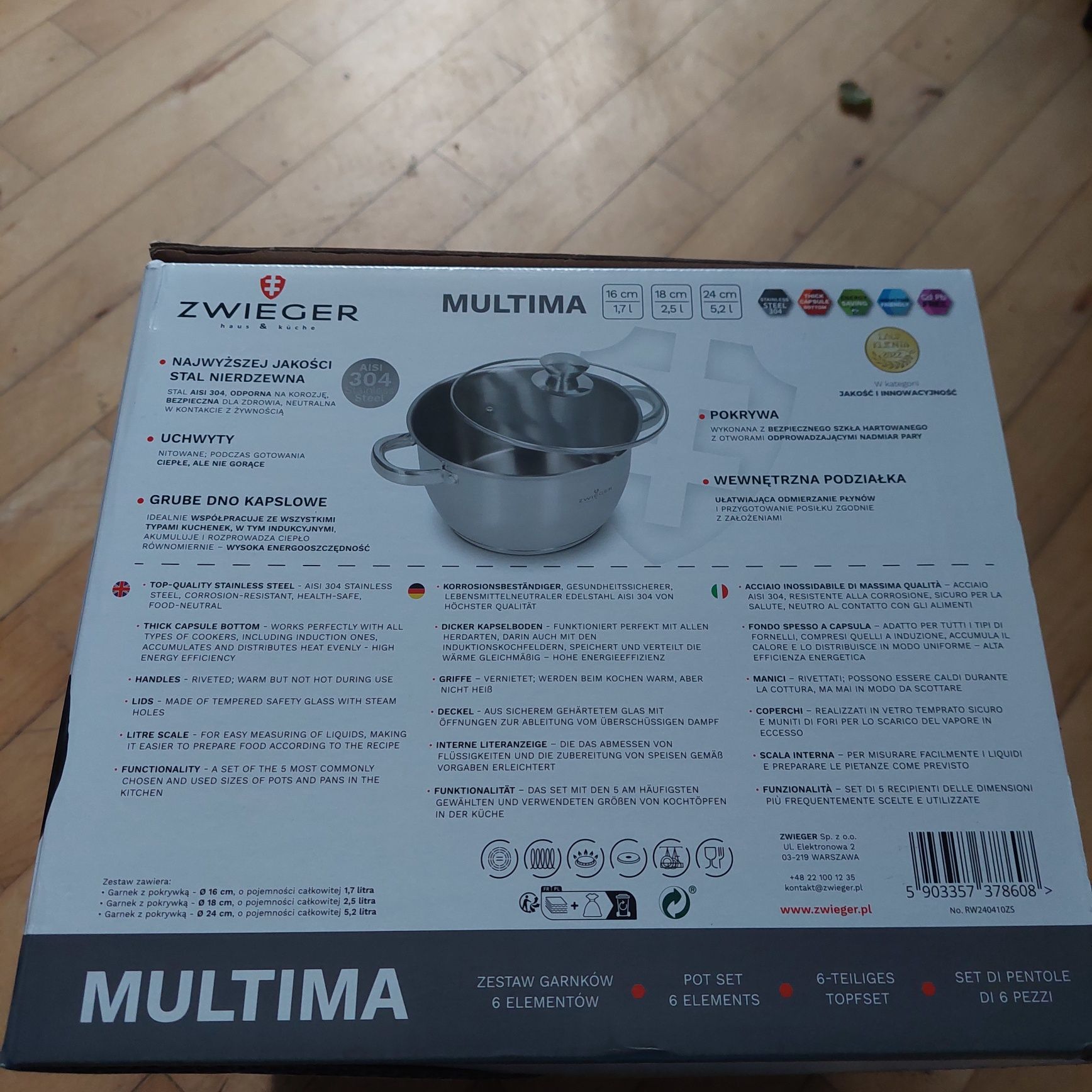 Komplet garnków zwieger