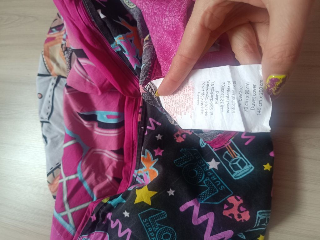 Zestaw pościeli barbie lol suprise kraina lodu 160x200 bawelna