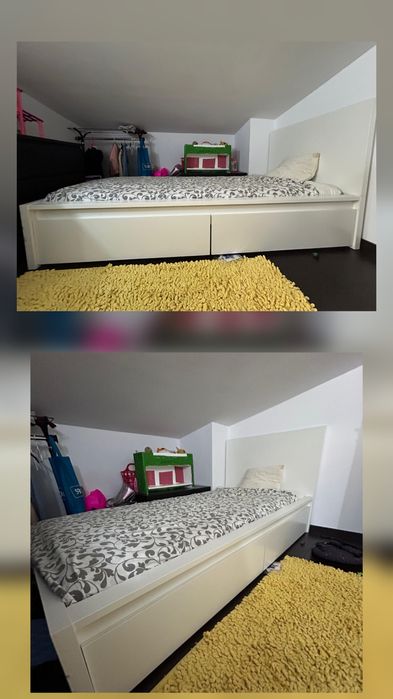 Cama solteiro MALM do IKEIA