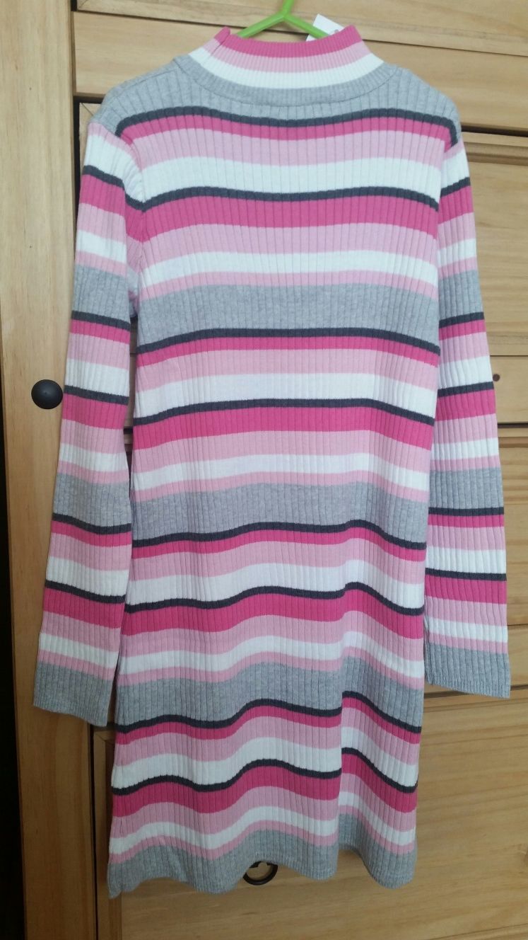 Nowa swetrowa sukienka George 7-8 lat 122-128 cm