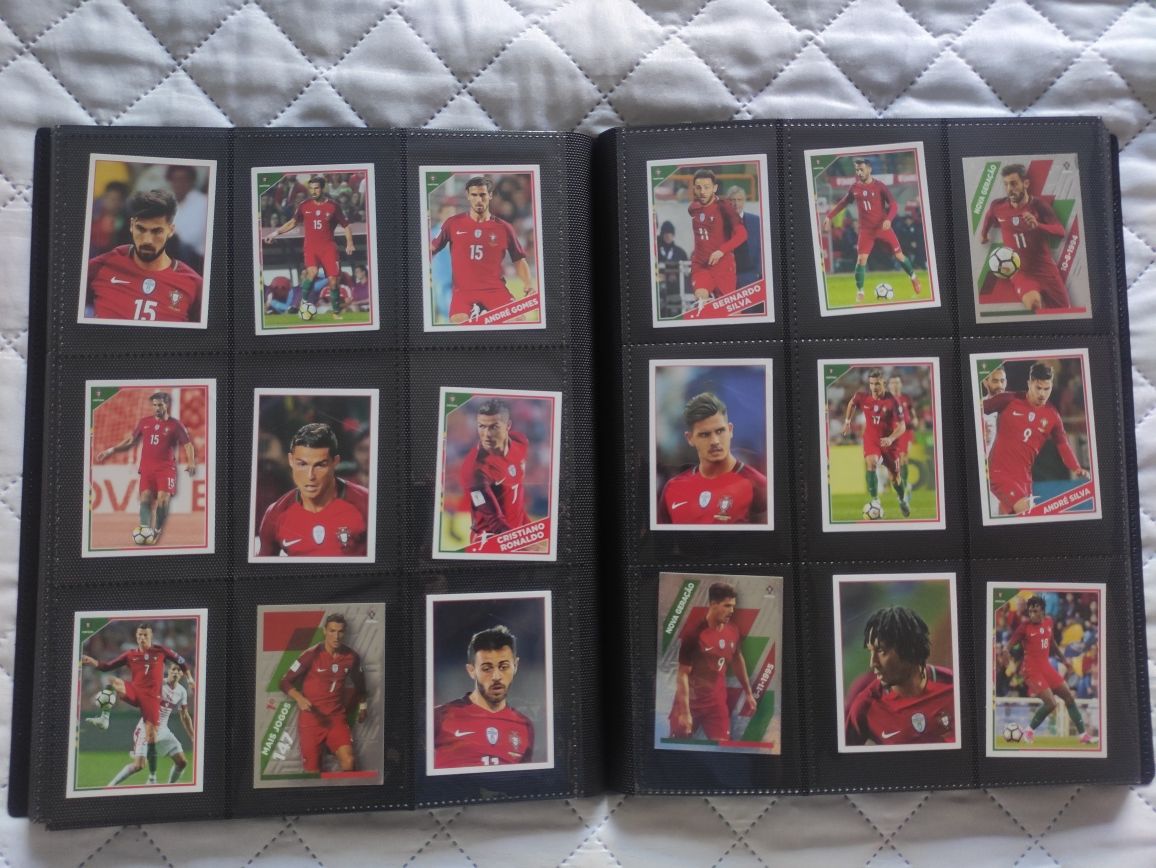 Cromos fome de vencer 2022 e 2018