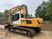liebherr 916 koparka gąsienicowa błotniak z holandii