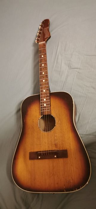 Gitara elektroakustyczna Defil Trubadur 4/4 + dodatki