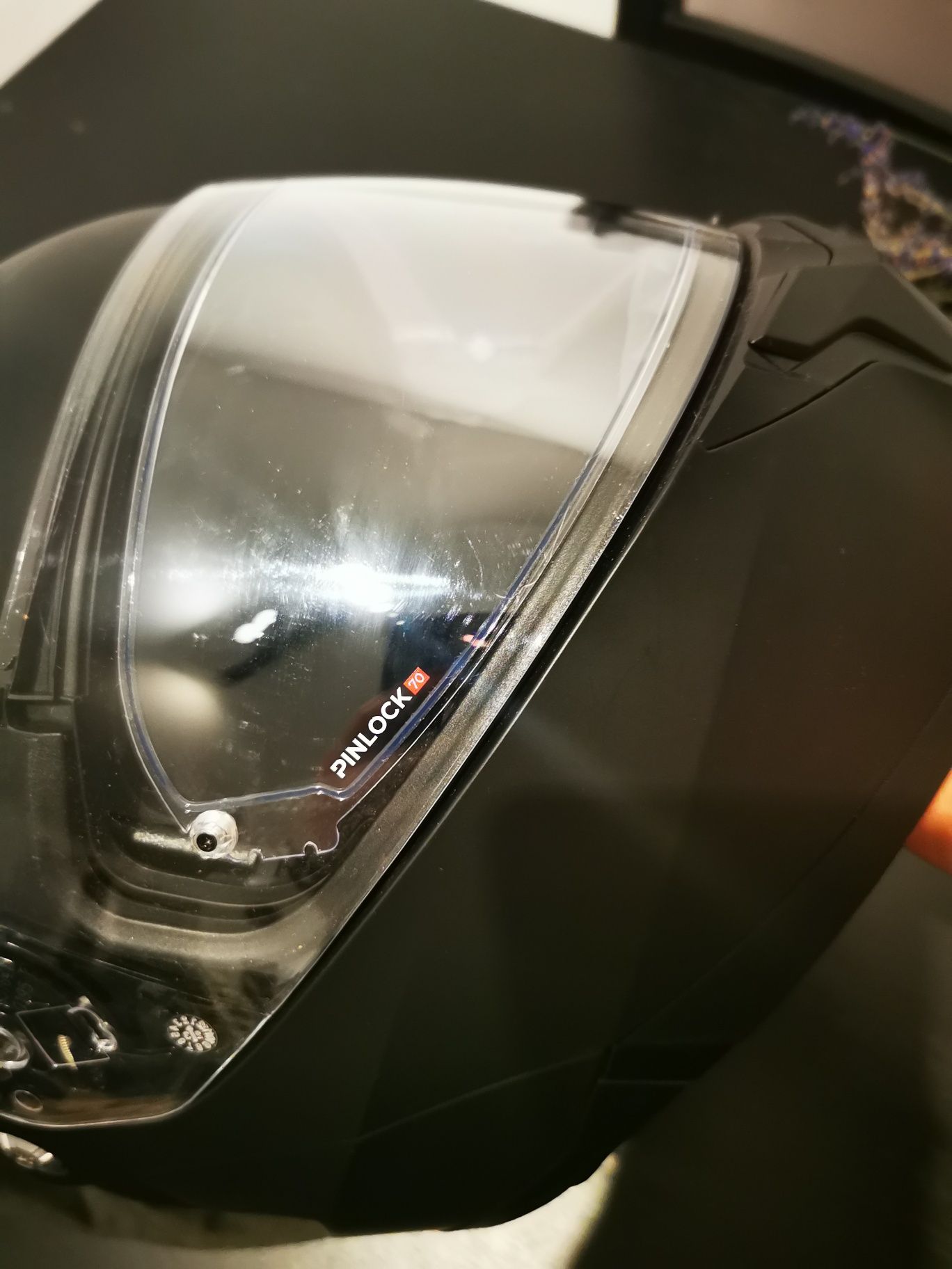 Kask szczękowy motocyklowy HJC C91N matowy czarny