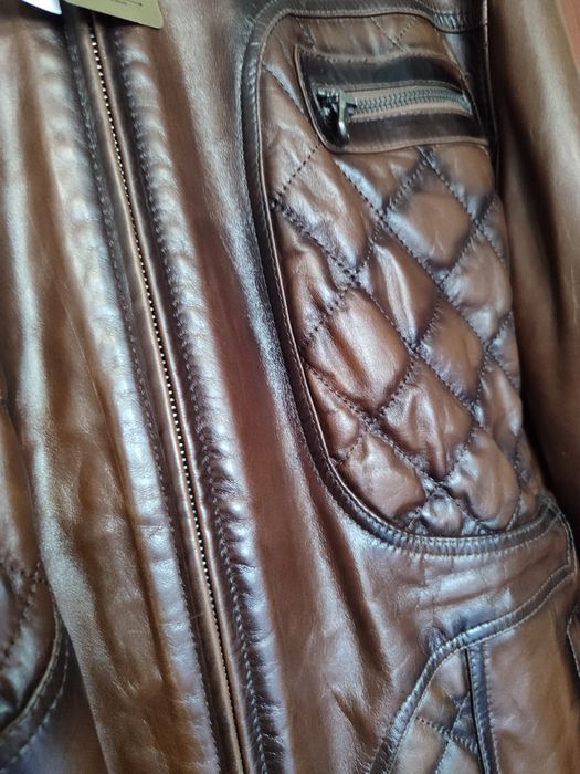 Дублёнака мужская натуральная кожа.