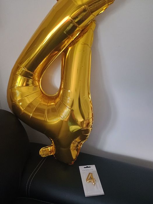 Balon plus świeczka