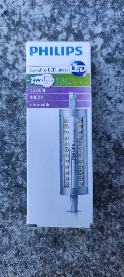 Philips żarnik LED 100W (14W) 118mm