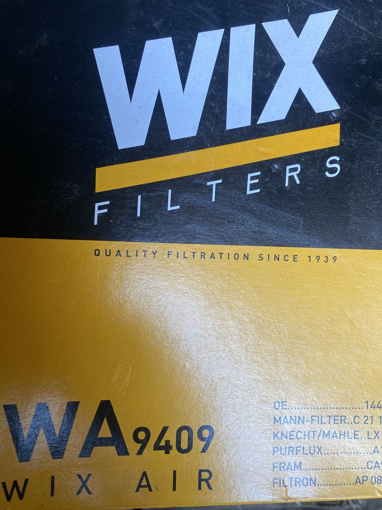 Повітряний фільтр WA9409 Wix berlingo partner