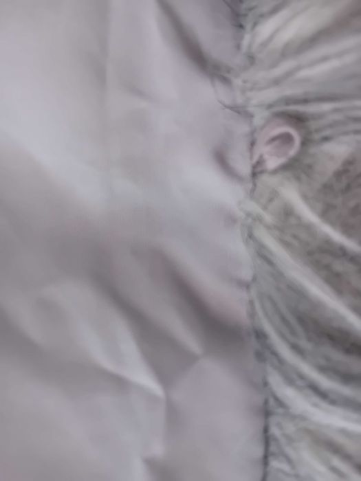 Kołnierz futrzany szary