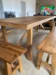 Mesa de madeira rustica