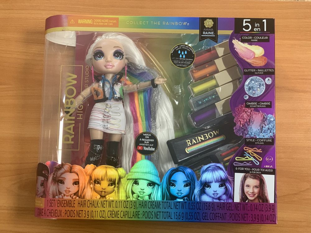 Лялька Rainbow high Стильна зачіска з аксесуарами (569329)