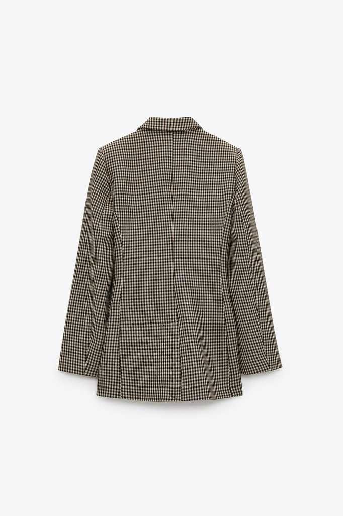 ZARA Luksusowa MARYNARKA w kratę S BLOG