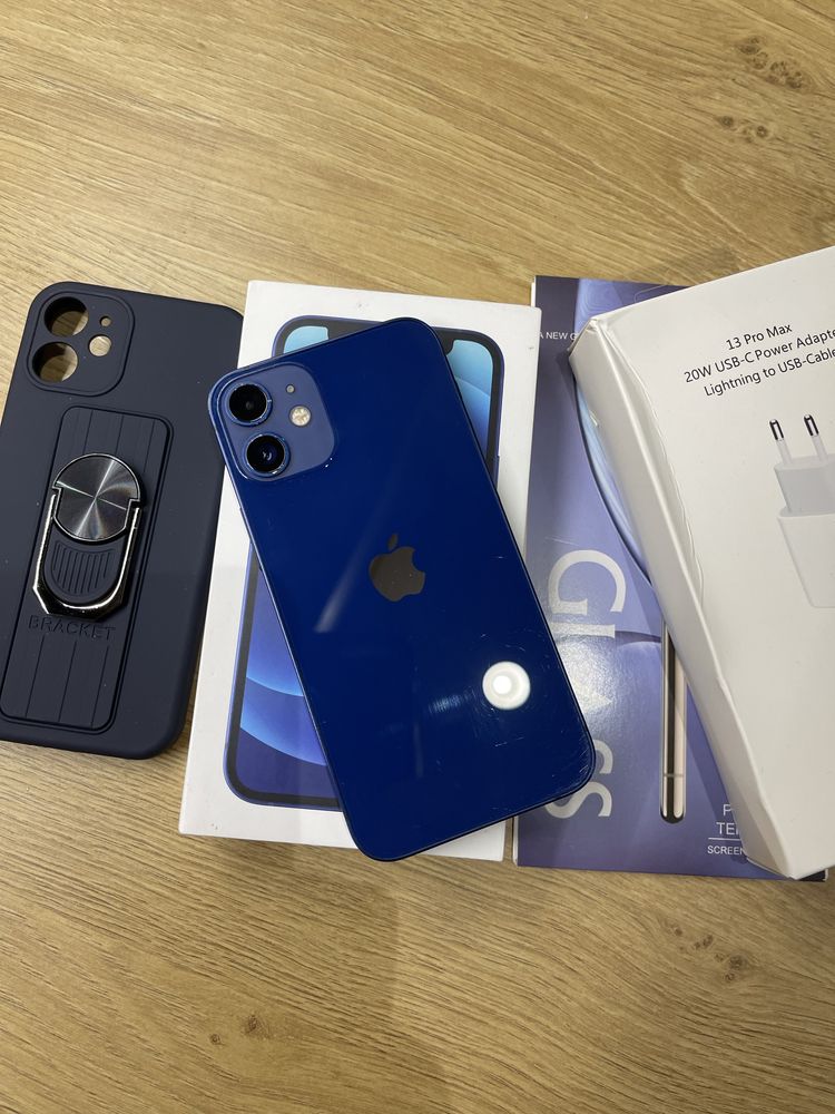iPhone 12 mini 64gb blue bateria 100%