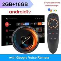 Смарт ТВ приставка Android SmartTV Box Vontar W2 ATV  Голос 4K HDR