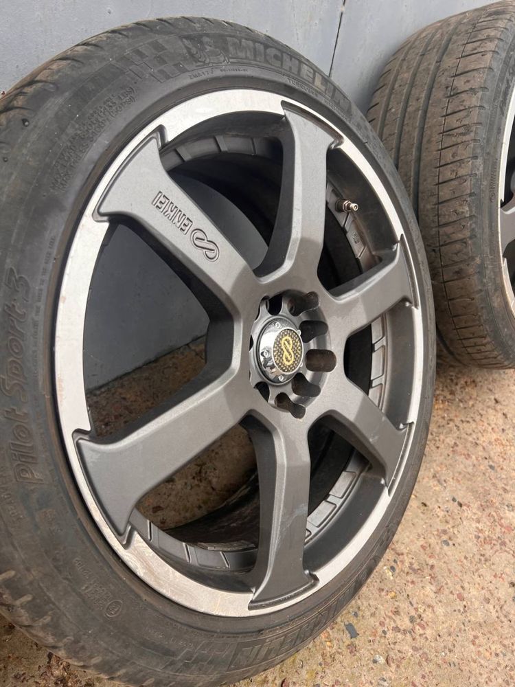 Диски Enkei R18 5x100/ 5x110 с летней резиной